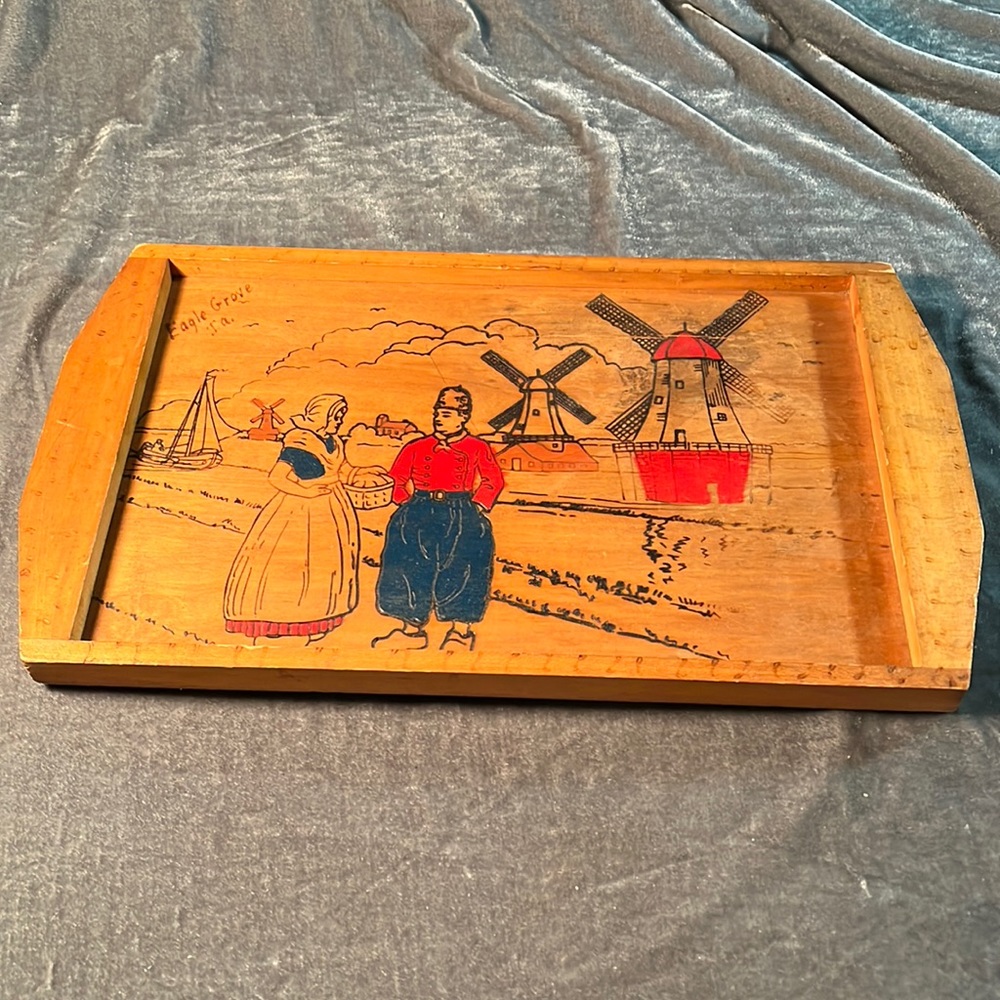 VTG Wooden Dutch Tray